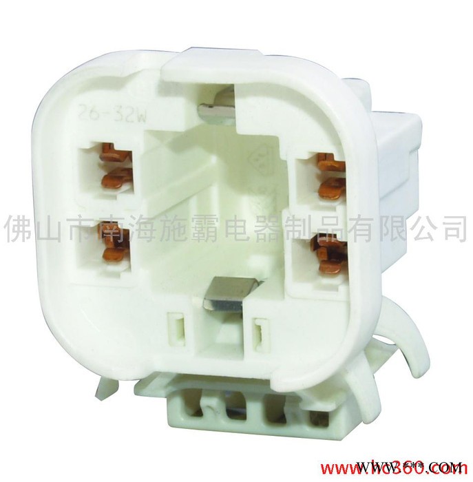 供应施霸G24-F448G24节能灯座，圆形灯座图3