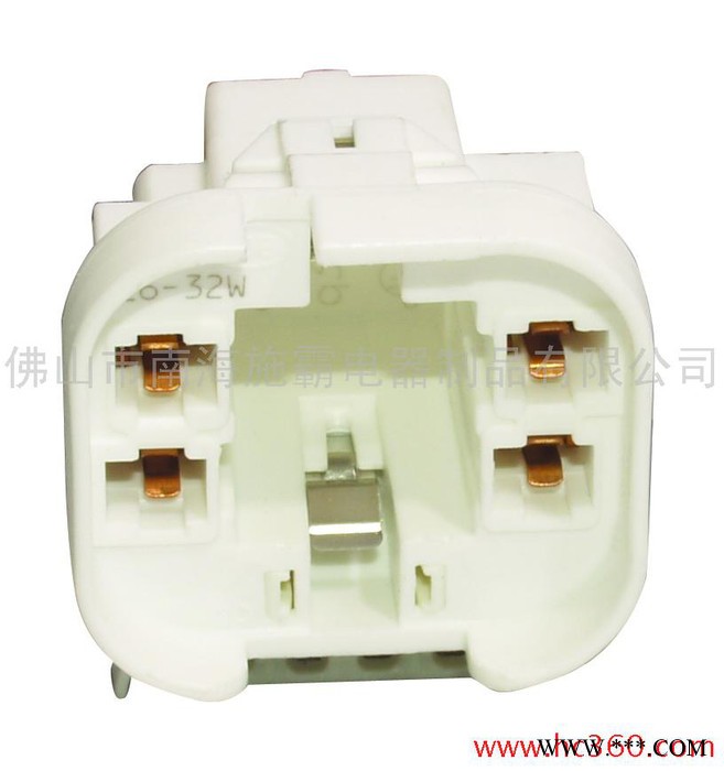 供应施霸G24-F448G24节能灯座，圆形灯座图2