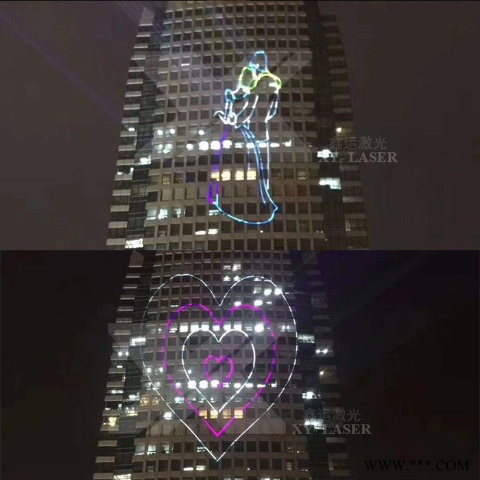 30瓦全彩地标激光灯 水幕激光灯 楼顶亮化激光灯 户外广告激光灯激光灯厂家图2