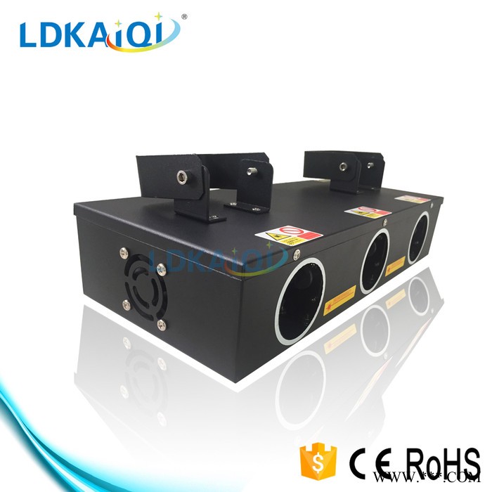 凯奇隆迪LD-160RGB 三眼光束RGB激光灯 ktv包房灯蹦迪 外贸**声控迷你激光灯 镭射闪光灯满天星图3