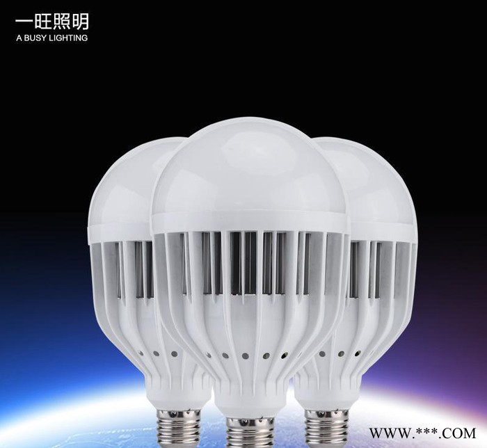 LED灯泡大功率e27螺口鸟笼泡36W家用球泡灯节能灯图2