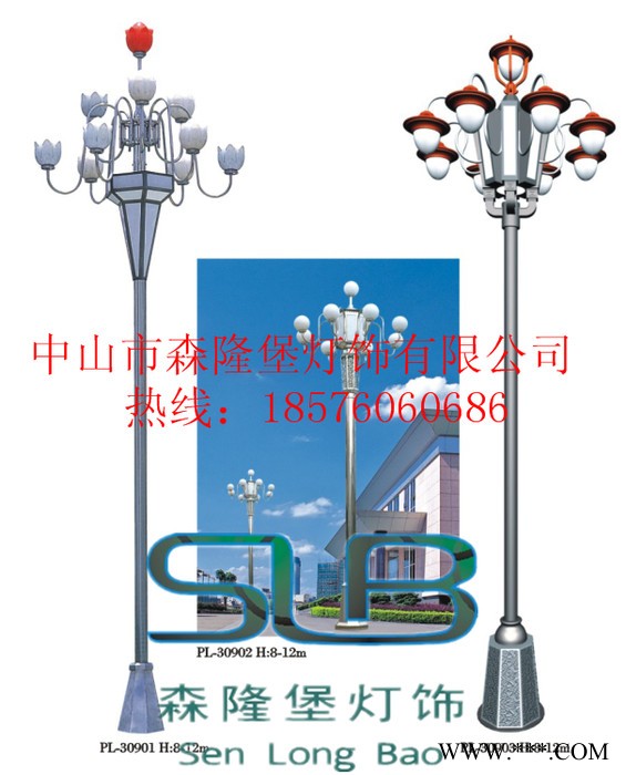 景观灯 全铜仿云石景观灯 花形景观灯 景点景观灯图3