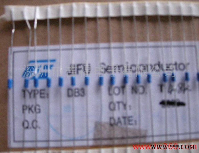 用于镇流器 节能灯 JF品牌  DB3  DO-35封装 TB编带  双向触发二极管图3