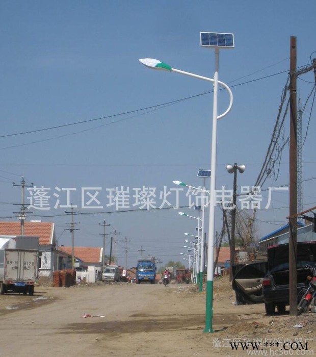 璀璨中山太阳能路灯 校园节能灯 锂电太阳能路灯 中山路灯杆图3
