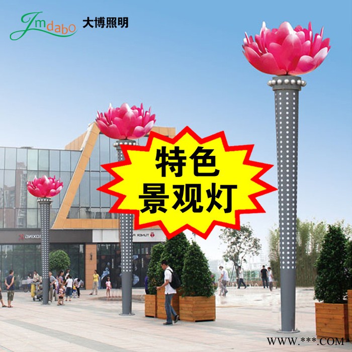 设计生产景观灯 方形2M3/4/5/6米景观灯柱 LED大型广场景观灯 4米广场景观灯图2