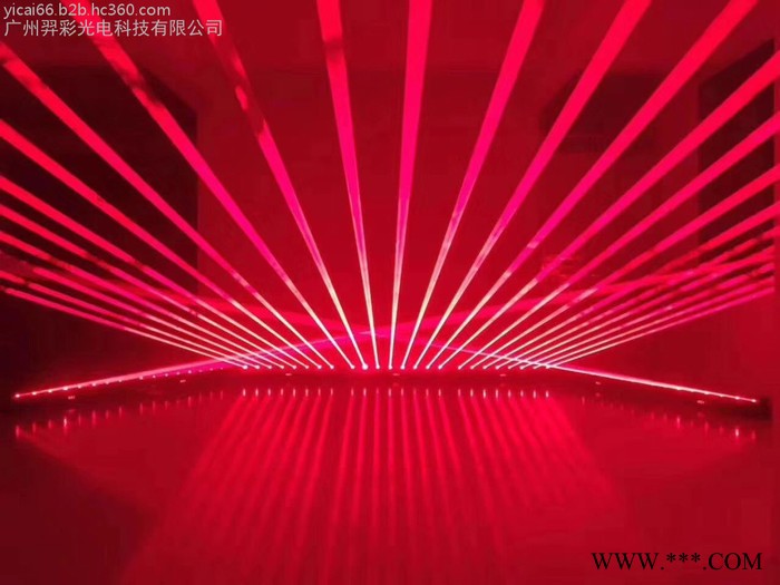 羿彩光电 红 红色8眼粗光束摇头激光灯 红色8眼粗光束摇头激光剑酒吧婚庆演出迪吧清吧光束摇头激光剑舞台灯光图3