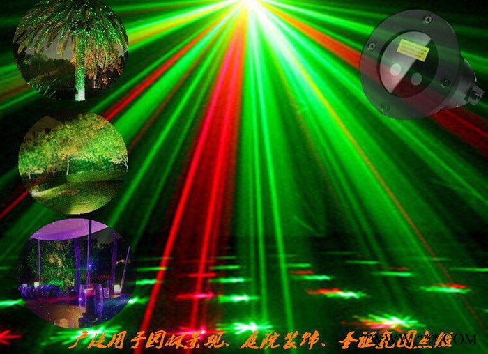 户外绿化防水景观灯 草坪激光灯 埋地灯 圣诞树装饰灯图1