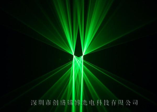 供应镭博LB-TG80声控舞台绿色双头激光灯图1
