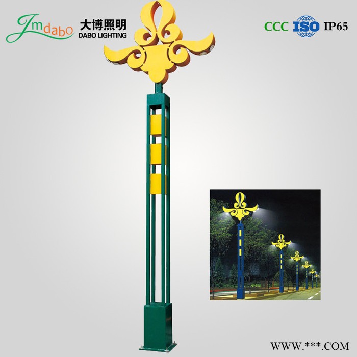 热镀锌Q235钢管简易景观灯龙柱 激光切割亚克力透光景观灯罩配件图2
