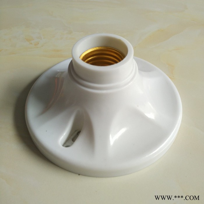 龙牌803六角花瓣灯具照明E27普通工程专用吸顶式圆盘 大平节能灯灯口座 六角花瓣厂家批发图5