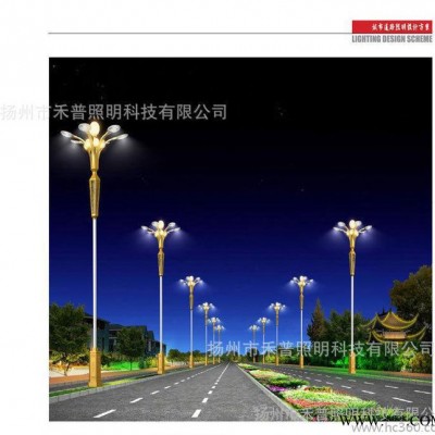 优惠价 组合 中华  小区景区景观灯 **杆体13米