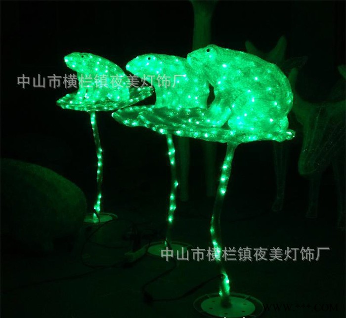 青蛙造型灯 动物灯 梦幻灯光节造型灯 工程亮化大型景观灯图2