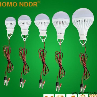 直销12V球泡灯 低压LED塑料球泡节能灯 摆地摊 应急灯光