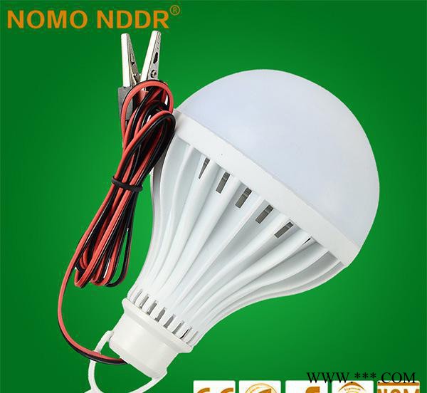 直销12V球泡灯 低压LED塑料球泡节能灯 摆地摊 应急灯光图3