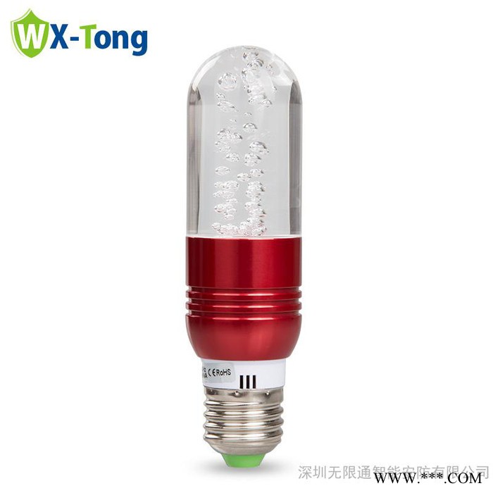 多彩闪光灯 透明水晶闪烁灯 11色带遥控led节能灯 光控灯图3