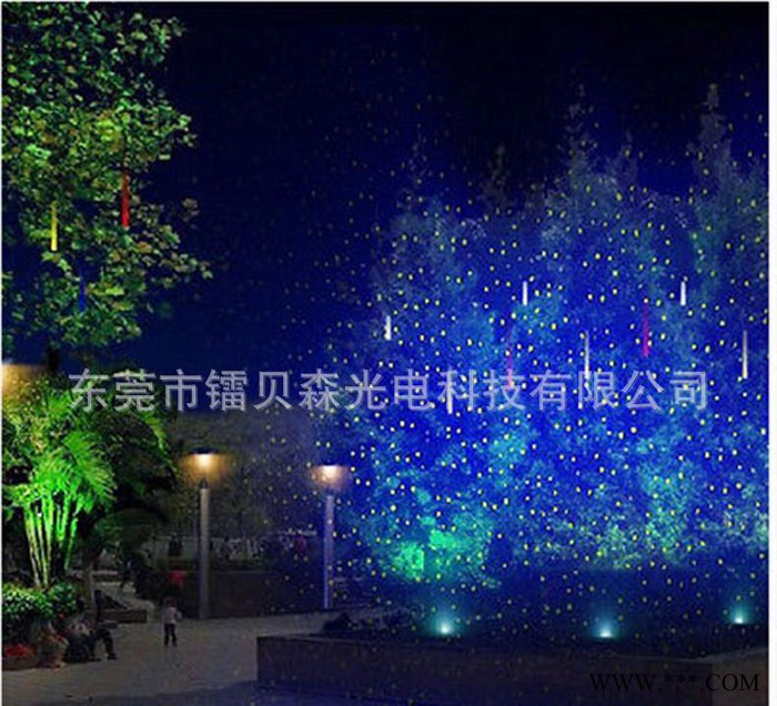 防水户外双色激光灯 激光草坪插地灯 激光园林景观灯图2