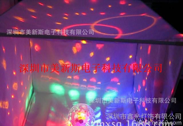 水晶魔球灯、LED水晶魔球灯、声控LED舞台灯。迷你激光灯图2