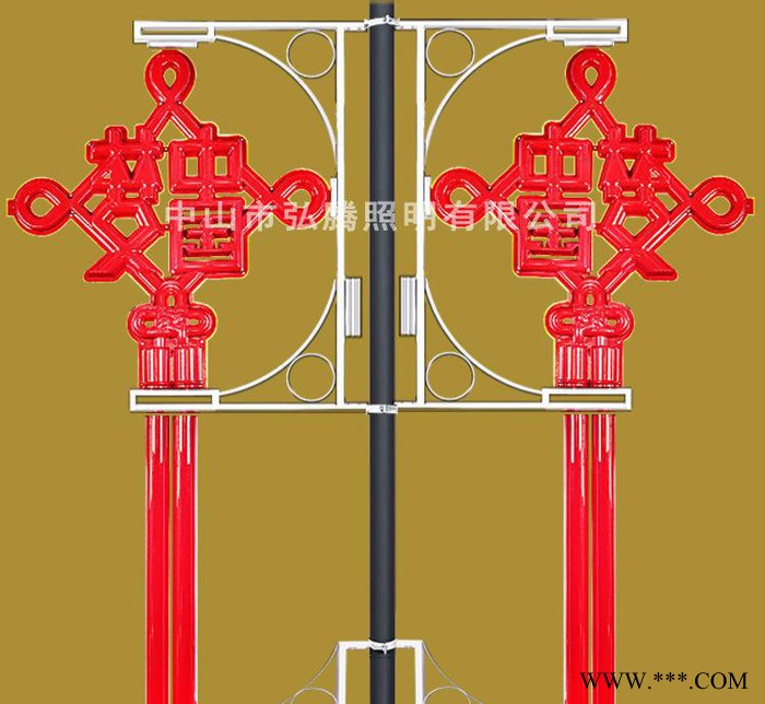 路灯杆LED中国梦户外景观灯 市政工程LED中国梦中国结道路亮化图1