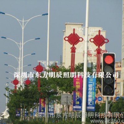 直销LED户外防水福字中国结景观灯 1米高的福字中国结路灯