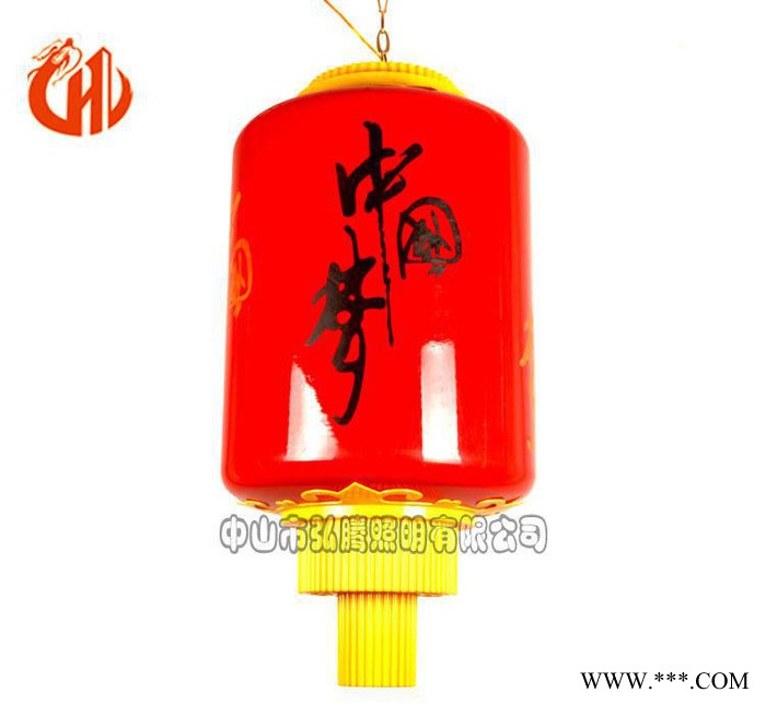 户外路灯杆led灯笼中国结景观灯 led防水长形灯笼直销图3