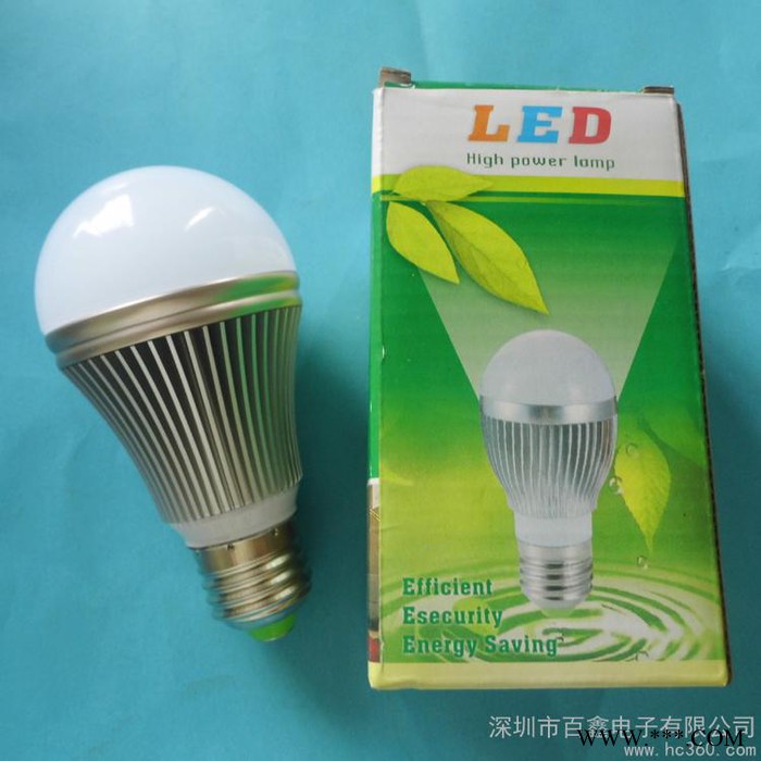 供应深圳百鑫BYC-7W球泡灯、节能灯、LED灯图1