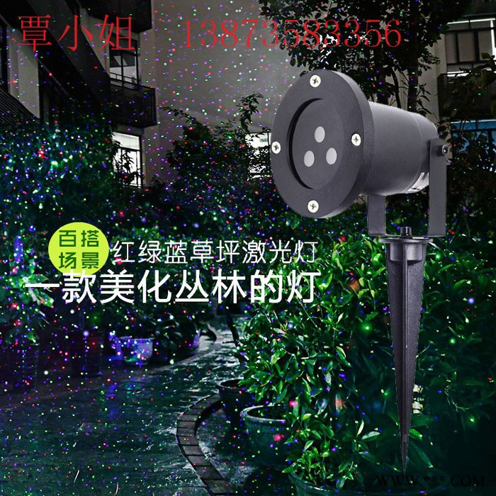 户外动态防水激光灯 红绿蓝 满天星草坪激光灯 KTV 圣诞园林艺术灯图4