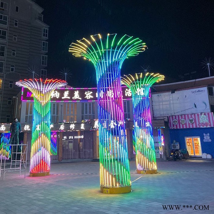 锦之尚定制 户外LED造型灯定制 观赏景观灯 公园艺术灯柱造型图5