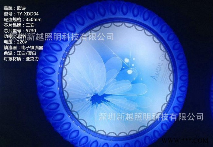 现代简约led吸顶灯 圆形低压卧室节能灯饰灯具图1