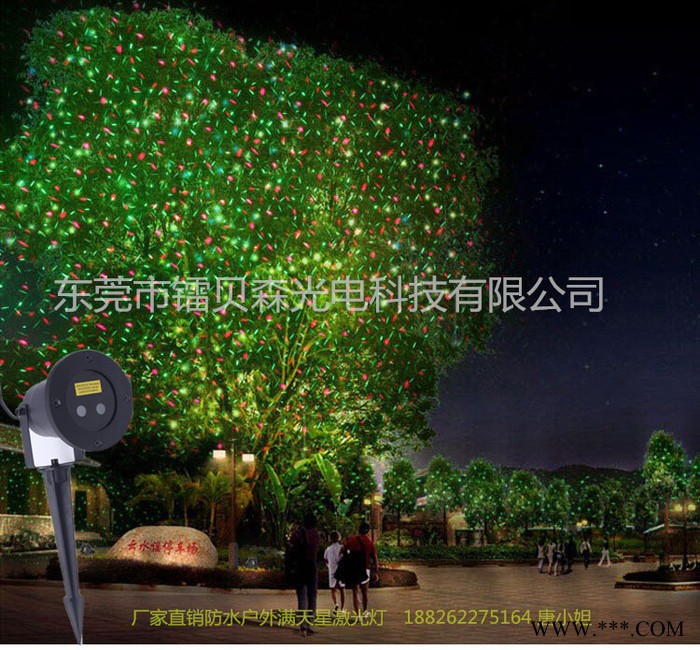 **红绿户外草坪景观激光灯 静态满天星带遥控防水激光灯图3