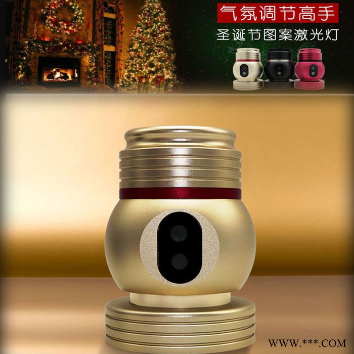 多杰优品 迷你舞台激光灯光激光图案动画灯 家用室外圣诞老人节 平安夜 婚房装饰礼品摆件星星动画灯激光庭院景观灯图2