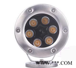 LED水底灯 6W 景观灯 水下灯 鱼池鱼缸喷泉投光灯图1