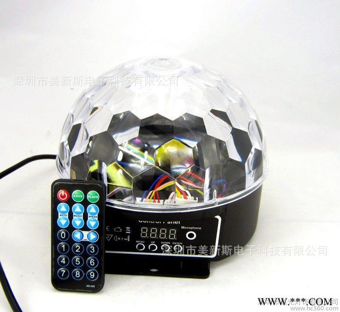 小水晶魔球灯、LED水晶魔球、LED舞台灯。迷你激光灯,声控图1