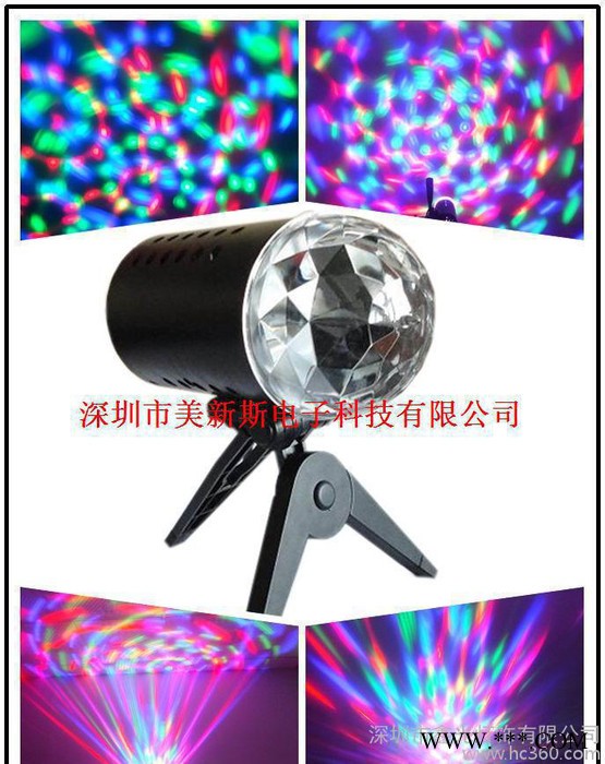 LED旋转灯舞台灯，声控舞台激光灯，LED水晶魔球灯图3