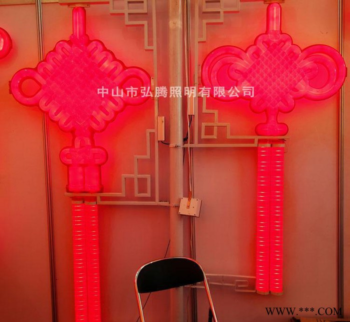 路灯杆led中国结中国梦景观灯 户外亮化工程中国结灯图3
