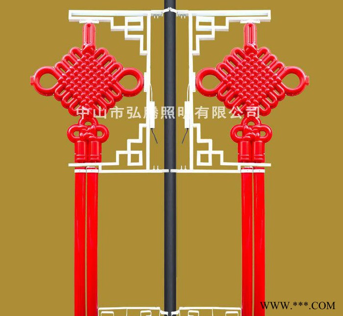 路灯杆led中国结中国梦景观灯 户外亮化工程中国结灯图2