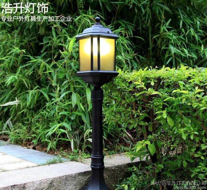 LED草坪灯户外草地灯防水防雨淋庭院景观灯欧式别墅花园灯落地灯图1
