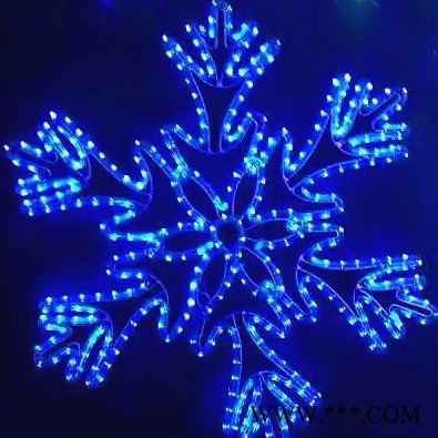 LED雪花造型灯  LED雪花图案灯  LED圣诞雪花灯  工程亮化景观灯 LED造型灯图2
