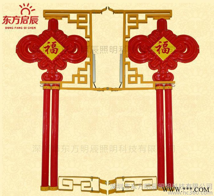 户外中国红景观灯箱 LED中国结节日灯笼 广告节能中国结广告图3