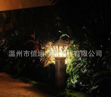 草坪灯户外欧式庭院灯铝材园林景观灯LED花园路灯图1