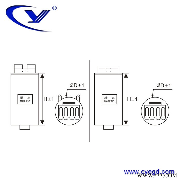 纯源【厂家批发】CBB80A  荧光灯 并联补偿电容器定制CBB80 50uF 250V图4