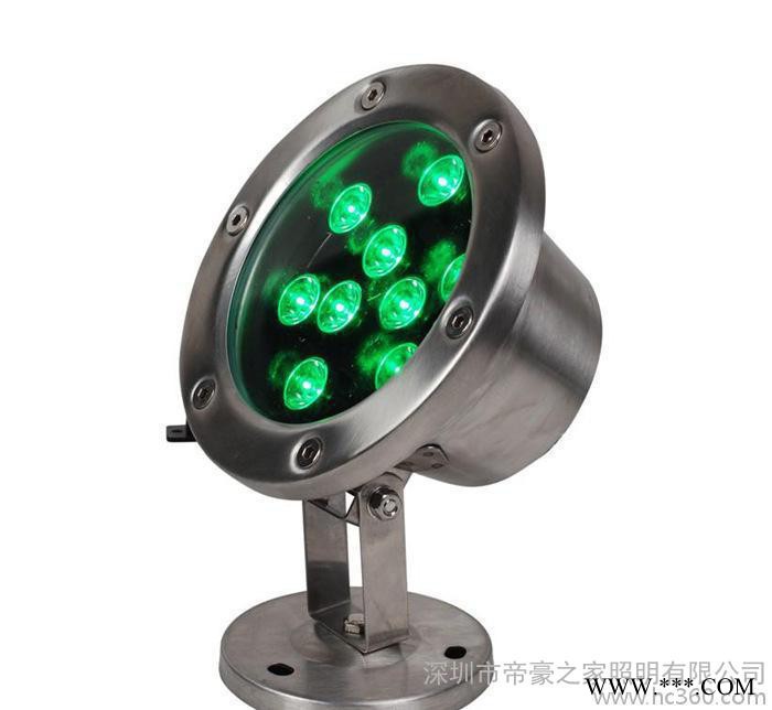 LED水底灯水池灯水下射灯喷泉灯景观灯彩色 3w6W9W 1图2