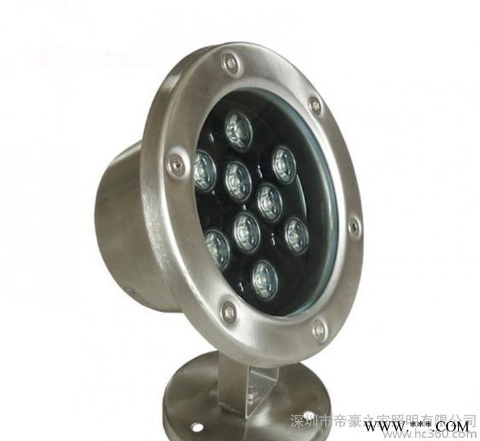 LED水底灯水池灯水下射灯喷泉灯景观灯彩色 3w6W9W 1图3