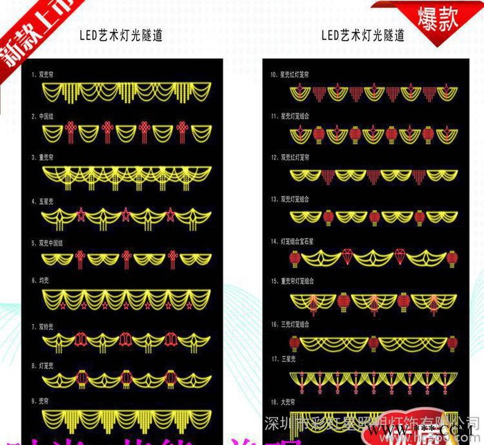 LED街道灯 LED灯光隧道灯、景观灯 LED过街灯 隧道灯图1