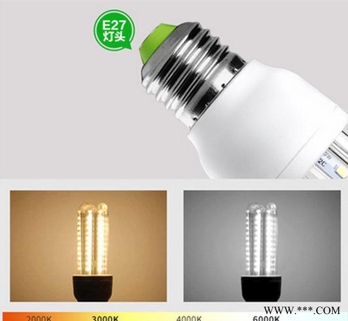led节能灯 U型玉米灯 E27 B22 质保两年 2835图2