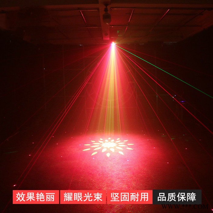 三合一激光灯图案染色效果灯舞台灯光蹦迪酒吧灯旋转七彩ktv灯光图3