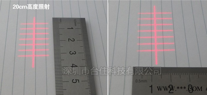 七横一竖激光灯制鞋机定位用红外线 整套红光激光器图3