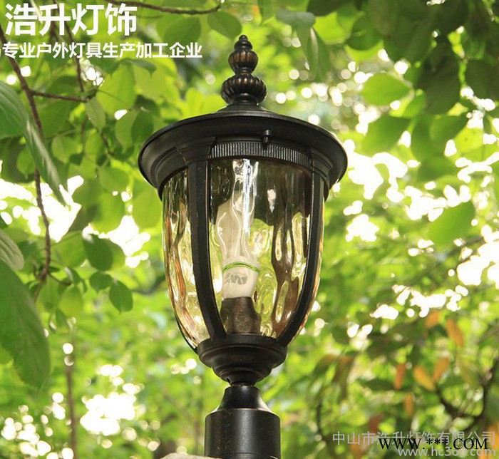 户外柱头灯墙头灯LED欧式室外防雨防水庭院景观灯端景台别墅门口图3