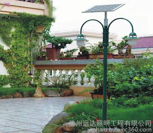 内蒙古赤峰市/宁城县常州厂家供应太阳能庭院灯/景观灯户外防水新农村太阳能灯庭院灯家用LED小区路灯高杆灯太阳能灯图3