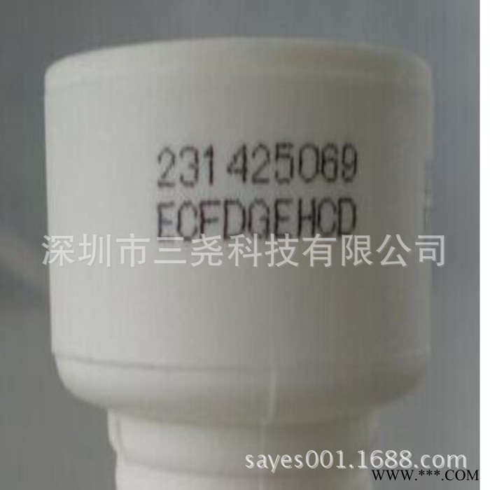 新款节能灯喷码机配合旋转台打码喷印生产日期型号容量等图3