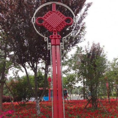 led路灯杆造型灯中国结 亮化工程户外照明景观灯加不锈钢支架